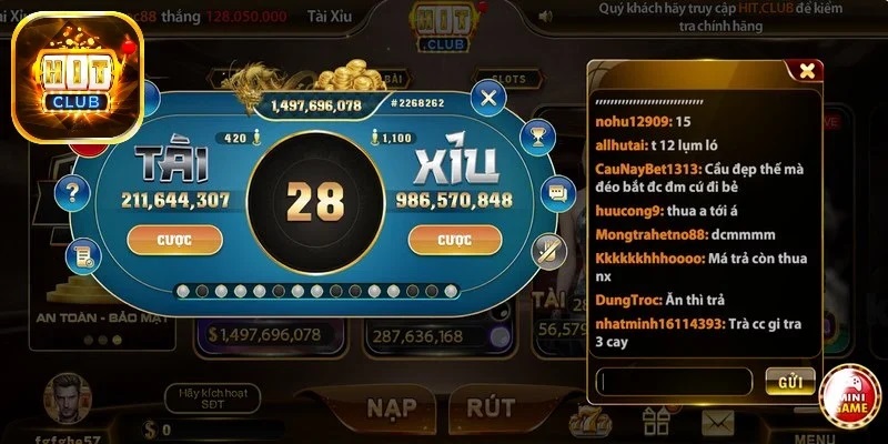 Tài xỉu Hit Club